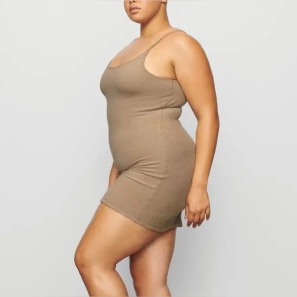 NWOT SKIMS TERRY MINI SLIP DRESS DESERT 3X SOLD OUT ITEM - Picture 3 of 6